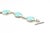 Late 20th Century Mexican Turquoise Sterling Silver Link Bracelet For Sale - Image 4 of 14