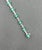 7.35 Ct Natural Emerald & Diamond Tennis Bracelet For Sale In Chicago - Image 6 of 9