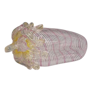 Small Murano Glass Sweet Pepper Fruit of 'A Canne' Glass