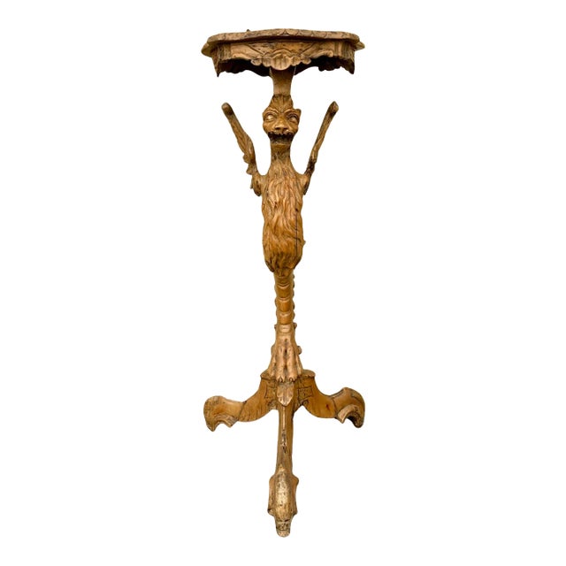 18th Century Italian Griffon Pedestal For Sale