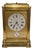 Antique Spanish Gilt Bronze Carriage Clock by Peña Y Sobrino, 1890 For Sale