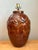 Vintage Brown Glazed Ceramic Elephant Lamp For Sale - Image 10 of 12