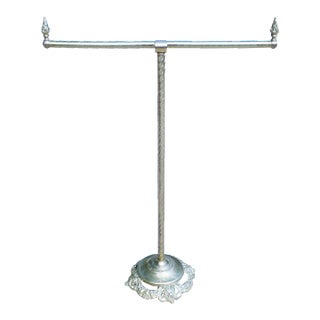 French Inspired Brass Blanket / Towel Rack For Sale