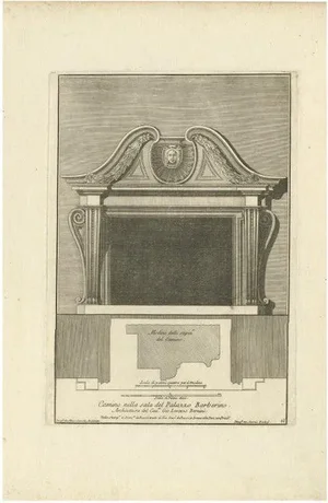 De Rossi, Palazzo Barberino, 1710, Paper