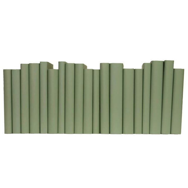 Take your design to a new level with the Seafoam Paper Wrapped Books By The Foot from Booth & Williams. Authentic modern...