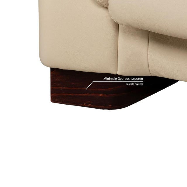 Animal Skin Paradise 2-Seater Sofa in Beige Leather from Stressless For Sale - Image 7 of 14