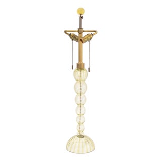 Murano Glass Table Lamp, Mid-20th Century For Sale