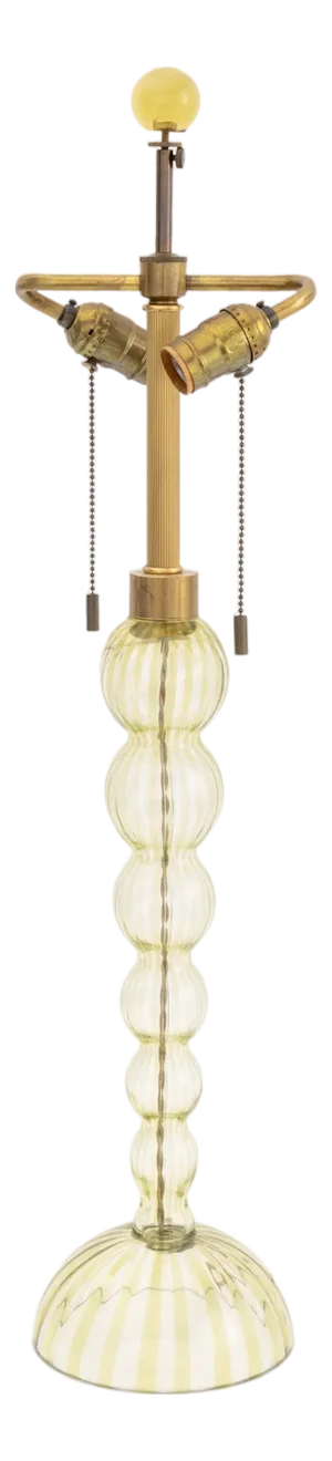 Murano Glass Table Lamp, Mid-20th Century