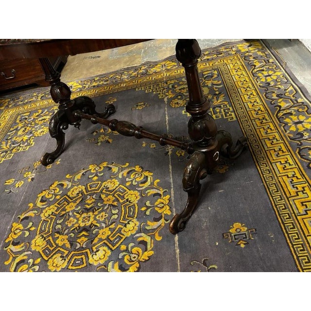 Victorian Side Table on Cabriole Feet For Sale - Image 4 of 14