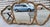 Wood 1920 Louis XV Style Triple Gilded Wall Mirror Gold Rococo Accent For Sale - Image 7 of 17
