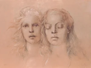 Tristan und Isolde, Leonor Fini Screenprint