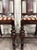 This is a stunning set of six antique English Tudor orJacobean Revival style dining chairs including one arm chair or...