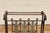 Antique Spanish Revival Entry Hall Table | Wrought Iron, Brass & Black Marble Console | Circa 1910 For Sale - Image 15 of 18