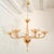 Murano glass Mid-Century Modern chandelier, attributed to Barovier and Toso, Italy 1980s. The hand blown Murano glass...