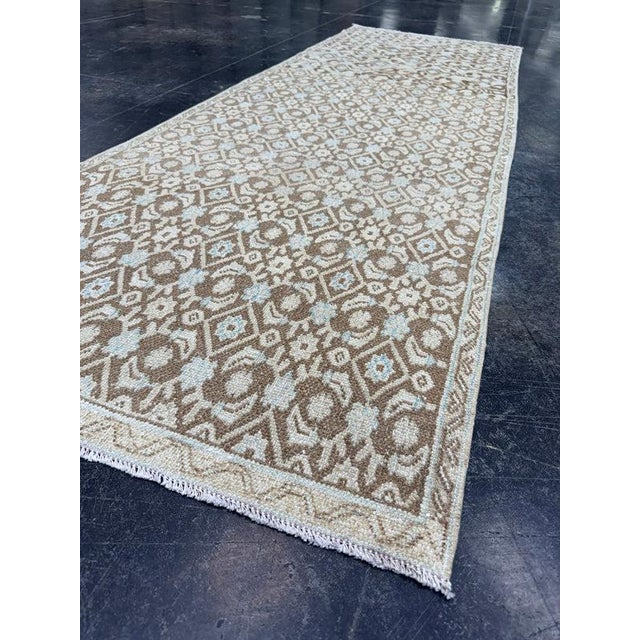 Textile Turkish Vintage Rug 2'10" x 8'3" For Sale - Image 7 of 7