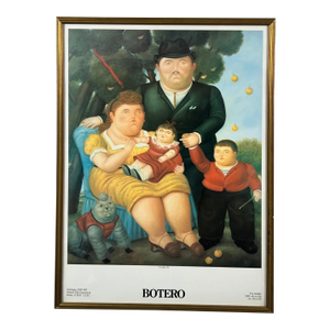 Fernando Botero Una Famiglia 1991 Original Poster 1989