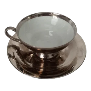 1940s Bavaria Tirschenreuth Demitasse/Coffee Cup & Saucer Set- 2 Pieces