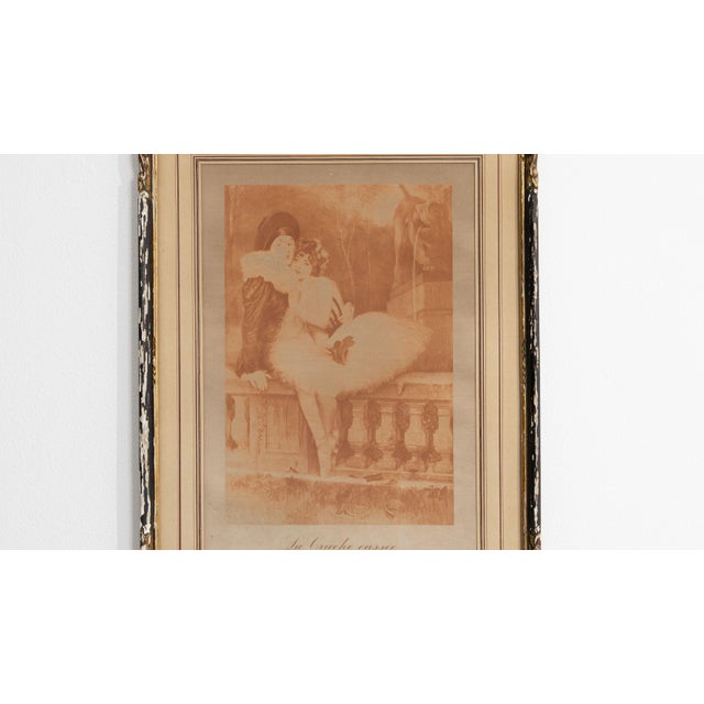 1900 - 1909 France Sienna Wood Painting For Sale - Image 10 of 15