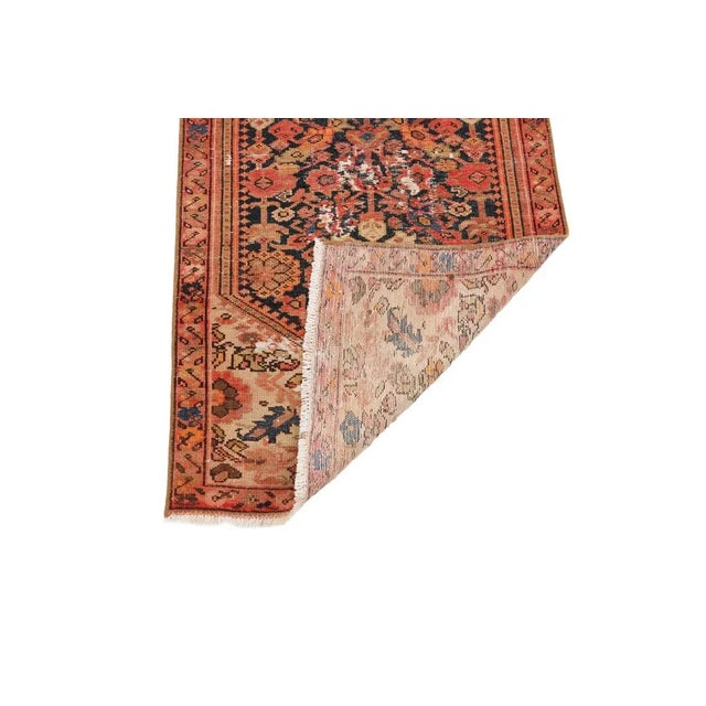 Mid 20th Century Mid 20th Century Distressed Antique Malayer Runner For Sale - Image 5 of 7