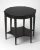 Traditional Bainbridge Side Table, Black For Sale - Image 3 of 3
