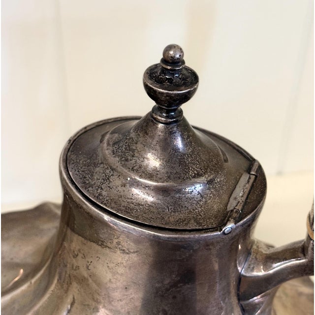 1900 - 1909 Antique Mauser Mfg. Co. Sterling Silver Coffee Pot 2 Pint 925 Fine For Sale - Image 5 of 13