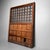 This large, original Japanese sliding door combines a clean wooden lattice with metal wire mesh and a solid lower section,...