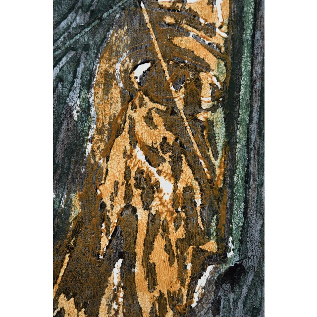 Emil Sorge, Woman and Roe Deer, 1990, Woodcut For Sale - Image 10 of 12