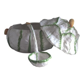 Carrot Soup Bowl With Ladle For Sale