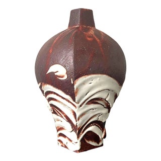 Early 21st Century Japanese Studio Ceramic Vase by Ken Matsuzaki For Sale
