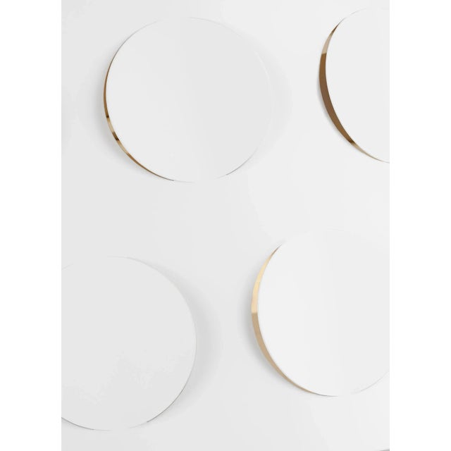 Mid-Century Modern Kate Spade by Visual Comfort Studio Dottie Pendant, Polished Nickel, Large For Sale - Image 3 of 4