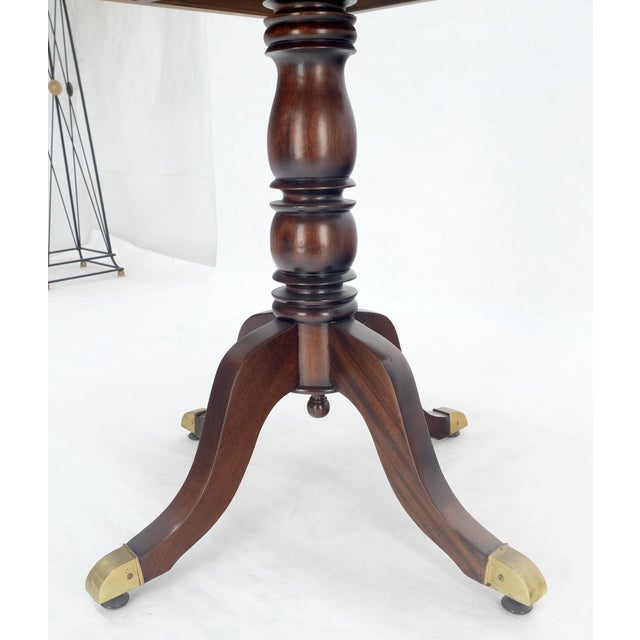 Antique Solid Mahogany c1920s 30" Square Game Dining Table MINT For Sale - Image 13 of 13