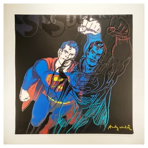 After Andy Warhol, Superman, Limited Edition Lithograph, 1980s