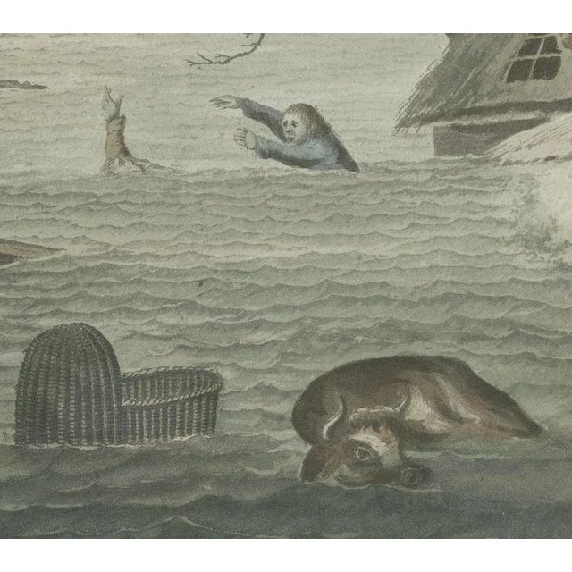 Flood Catastrophe in Oosterhout, 1820, Paper For Sale - Image 4 of 6