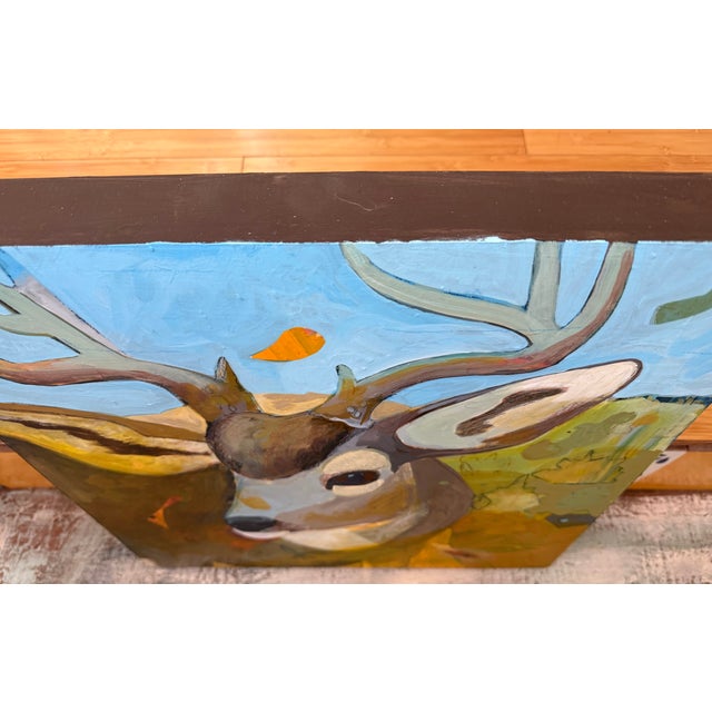 Paint “Buck Beauty” a Mule Deer by LWren Walraven For Sale - Image 7 of 10