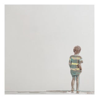 Joanna Woyda, The Beach: A Step, 2024, Acrylic on Canvas For Sale