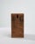 This wooden box was made in France, around the 19th century. Made of patinated brown mahogany, assembled with brass screws...