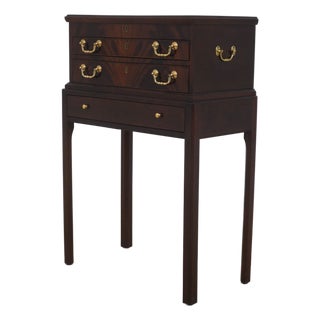 Stickley Colonial Williamsburg Mahogany Silver Chest For Sale