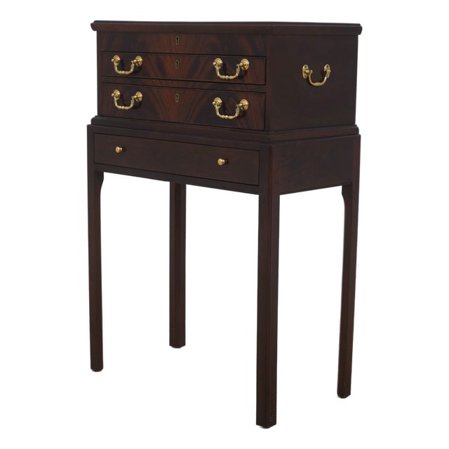 Stickley Colonial Williamsburg Mahogany Silver Chest For Sale