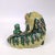 Late 19th Century Pair of Late 19th Century Porcelain Chinese Foo Dog Figurines For Sale - Image 5 of 13