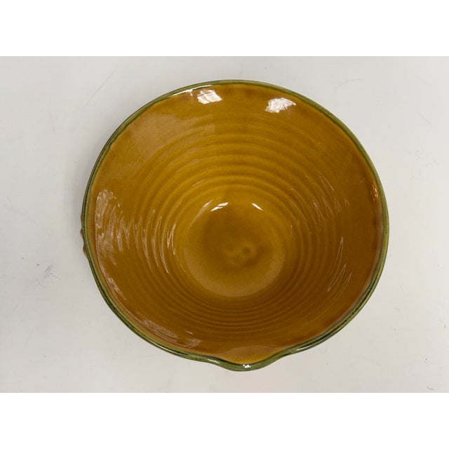 2010s French Nicoise Olive of Coursange for William Sonoma Large Salad Serving Bowl For Sale - Image 5 of 12