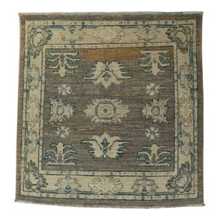Oushak Square Rug 3' x 3' #21352 For Sale