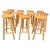 Alpine Style Chalet Stools in Wood, 1970s, Set of 9 For Sale - Image 14 of 14
