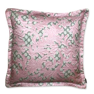 Contemporary Pillow Made from Gucci Arabesque Gg Monogram Silk Scarf For Sale