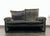 Mid-Century Modern Vintage Grey Velvet Maralunga Sofa with Armchair by Vico Magistretti for Cassina, 1970s, Set of 2 For Sale - Image 3 of 18