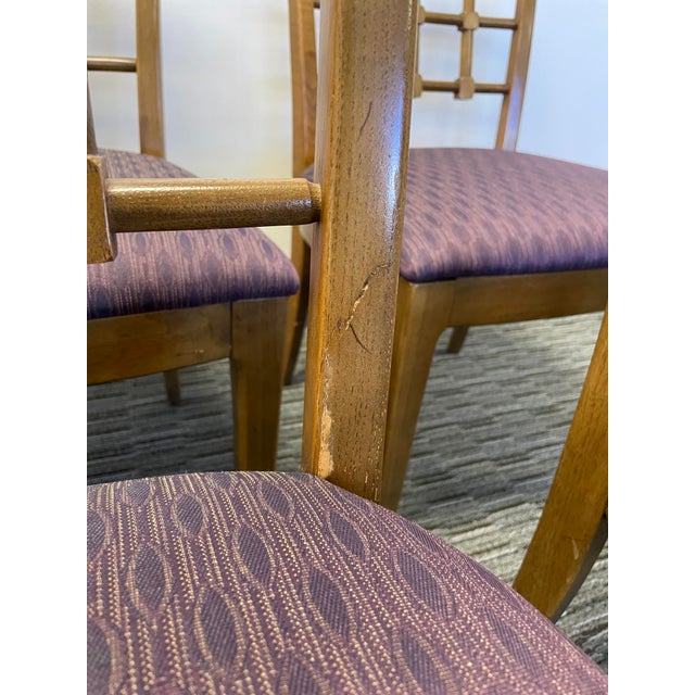 1960s Set of Six Vintage Drexel Dining Chairs Chairish