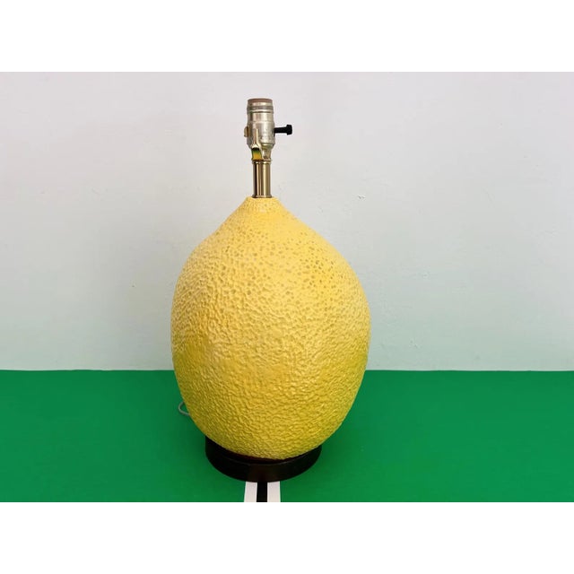 Oversize Lemon Lamp by Hanson & Shade, C1970 For Sale - Image 13 of 18