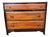 Vintage Black & Oak Carved Three-Drawer Chests For Sale