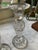 Antique Finely Cut Crystal Candlesticks a Pair For Sale - Image 9 of 11