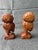 Mid 20th Century Vintage Carved MC Wooden Owls a Pair For Sale - Image 5 of 13