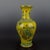 Early 20th Century Chinese Ceramic Qing Dynasty Qianlong Marked Yellow Ground Crackle Glaze Porcelain Vase Hand Painted Figures Pattern For Sale - Image 5 of 6